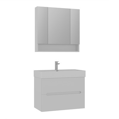 Malta 80 cm Banyo Dolabı Takımı