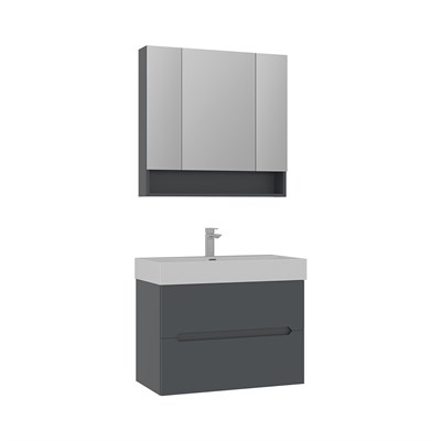 Malta 80 cm Banyo Dolabı Takımı
