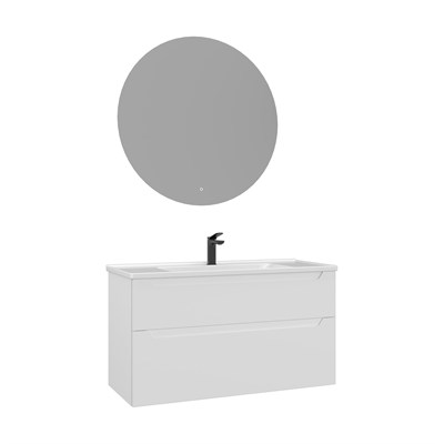 Messina 100 cm Banyo Dolabı Takımı (LEDli Ayna)