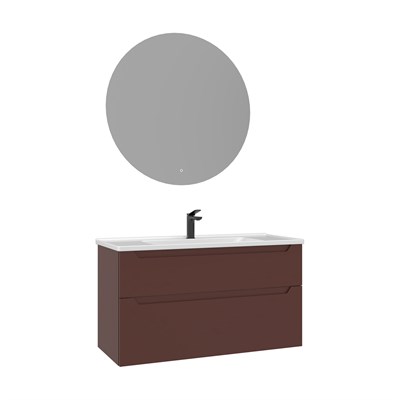 Messina 100 cm Banyo Dolabı Takımı (LEDli Ayna)