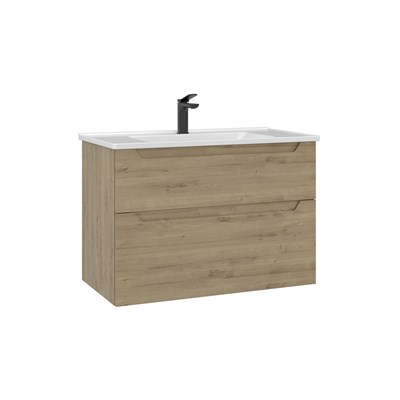 Messina 80 cm Lavabolu Banyo Alt Dolabı