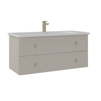 Milazzo 100 cm Asma Lavabolu Banyo Alt Dolabı
