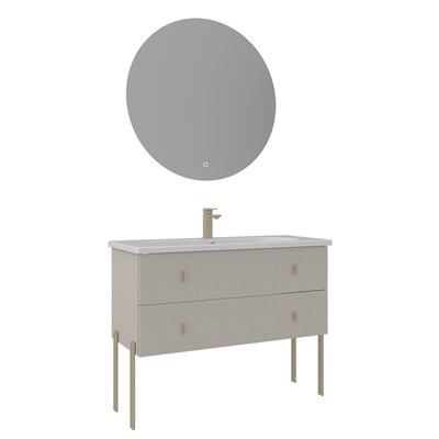 Milazzo 100 cm Ayaklı Banyo Dolabı Takımı
