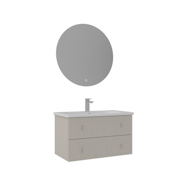Milazzo 80 cm Asma Banyo Dolabı Takımı
