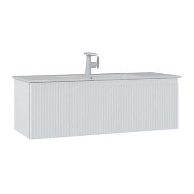 Moonlight 120 cm Tek Çekmeceli Lavabolu Banyo Alt Dolabı
