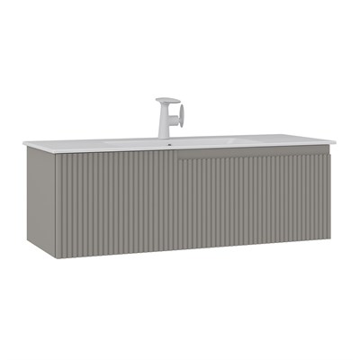 Moonlight 120 cm Tek Çekmeceli Lavabolu Banyo Alt Dolabı
