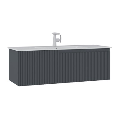 Moonlight 120 cm Tek Çekmeceli Lavabolu Banyo Alt Dolabı