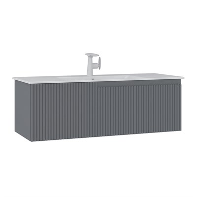 Moonlight 120 cm Tek Çekmeceli Lavabolu Banyo Alt Dolabı