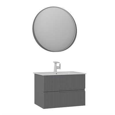 Moonlight 70 cm Banyo Dolabı Takımı