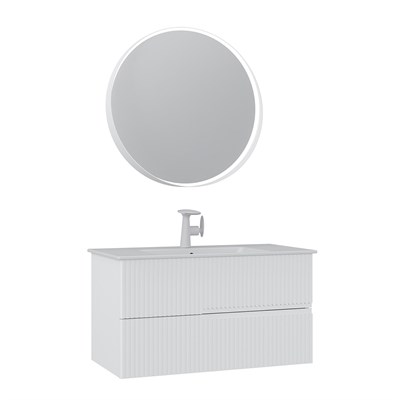 Moonlight 90 cm Banyo Dolabı Takımı