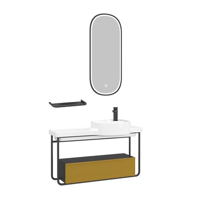 Noto 100 cm Banyo Dolabı Takımı