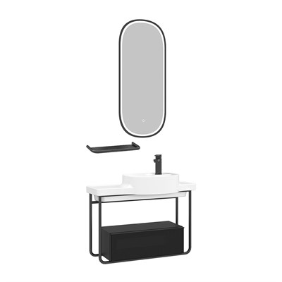 Noto 80 cm Banyo Dolabı Takımı