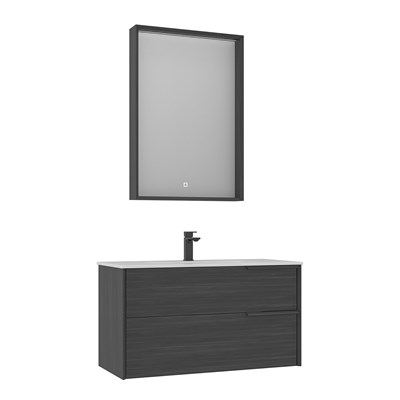 Noventa 100 cm Banyo Dolabı Takımı Sağ