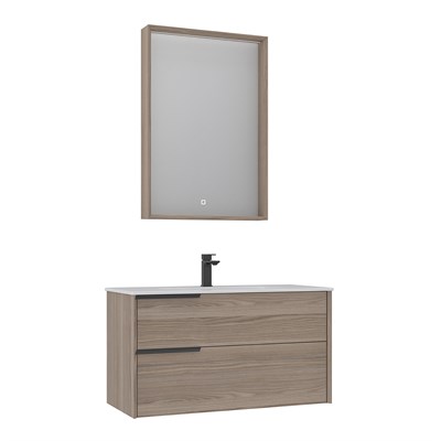 Noventa 100 cm Banyo Dolabı Takımı Sol