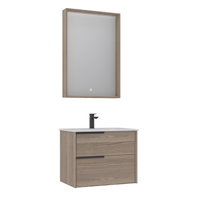 Noventa 70 cm Banyo Dolabı Takımı Sol