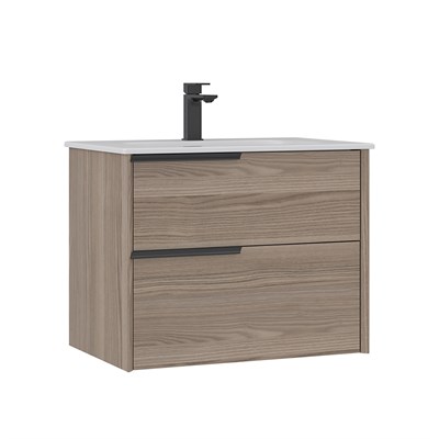 Noventa 70 cm Lavabolu Banyo Alt Dolabı Sol