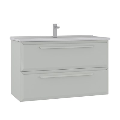 Nuvola 100 cm Lavabolu Banyo Alt Dolabı