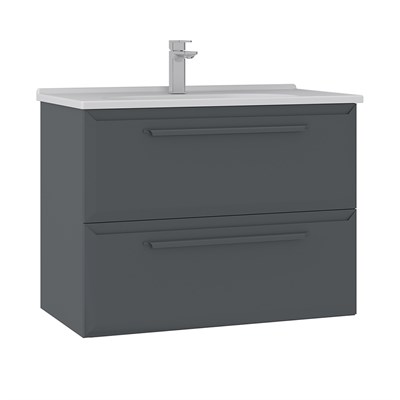 Nuvola 80 cm Lavabolu Banyo Alt Dolabı