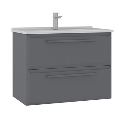 Nuvola 80 cm Lavabolu Banyo Alt Dolabı