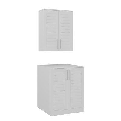Perge 70 cm Çamaşır Makinesi Dolabı Takımı