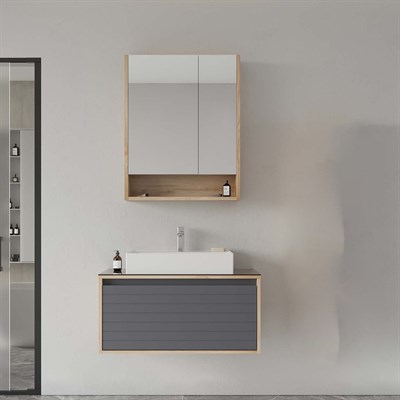 Prato 80 cm Banyo Dolabı Takımı