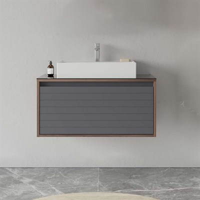 Prato 80 cm Lavabolu Banyo Alt Dolabı