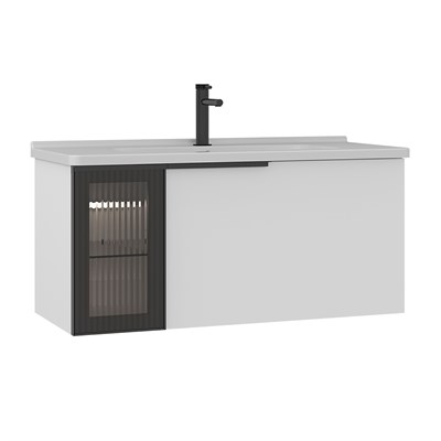 Pure 100 cm Lavabolu Banyo Alt Dolabı
