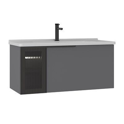 Pure 100 cm Lavabolu Banyo Alt Dolabı