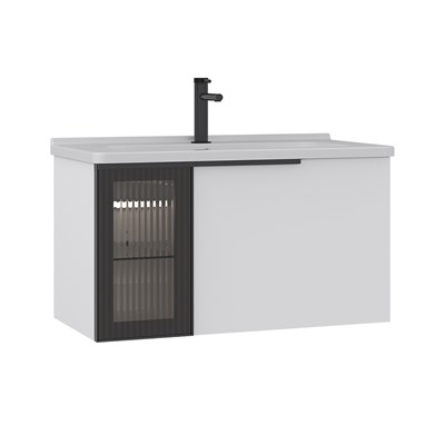 Pure 80 cm Lavabolu Banyo Alt Dolabı