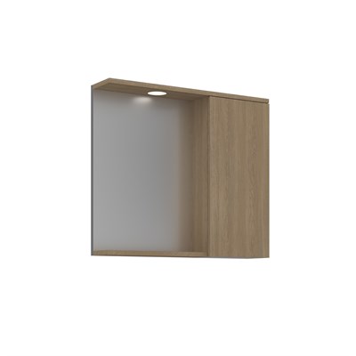 Purus 75 cm Banyo Üst Ayna Dolabı (Spot Aynalı)