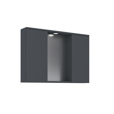 Purus 96 cm Banyo Üst Ayna Dolabı (Spot Aynalı)