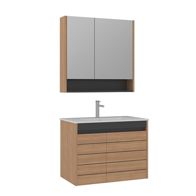 Ricato 80 cm Banyo Dolabı Takımı