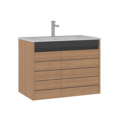 Ricato 80 cm Lavabolu Banyo Alt Dolabı