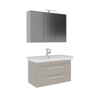 Rose 100 cm Banyo Dolabı Takımı