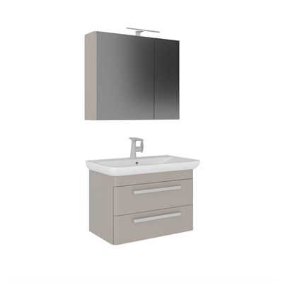 Rose 80 cm Banyo Dolabı Takımı