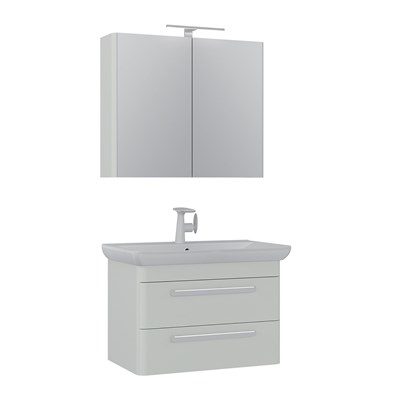 Rose 80 cm Banyo Dolabı Takımı