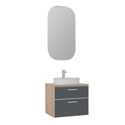 Salerno 60 cm Banyo Dolabı Takımı