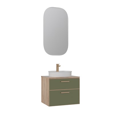 Salerno 60 cm Banyo Dolabı Takımı