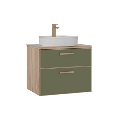 Salerno 60 cm Lavabolu Banyo Alt Dolabı