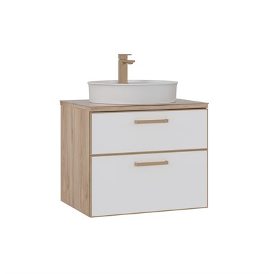 Salerno 60 cm Lavabolu Banyo Alt Dolabı