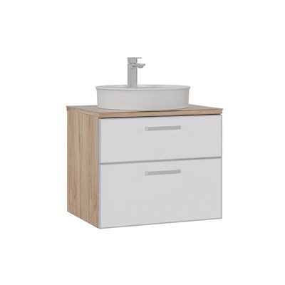 Salerno 60 cm Lavabolu Banyo Alt Dolabı