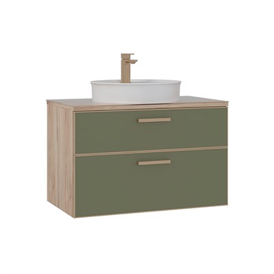 Salerno 75 cm Lavabolu Banyo Alt Dolabı