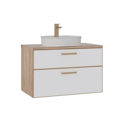 Salerno 75 cm Lavabolu Banyo Alt Dolabı