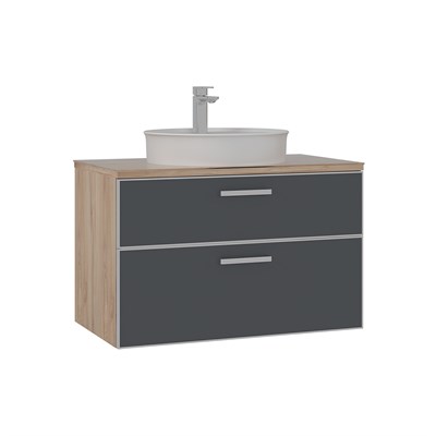 Salerno 75 cm Lavabolu Banyo Alt Dolabı