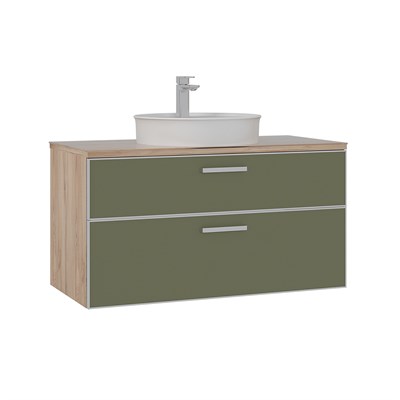 Salerno 95 cm Lavabolu Banyo Alt Dolabı