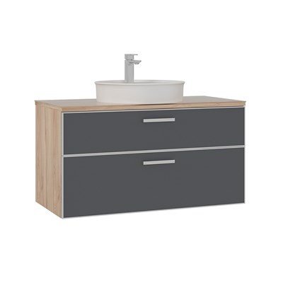Salerno 95 cm Lavabolu Banyo Alt Dolabı