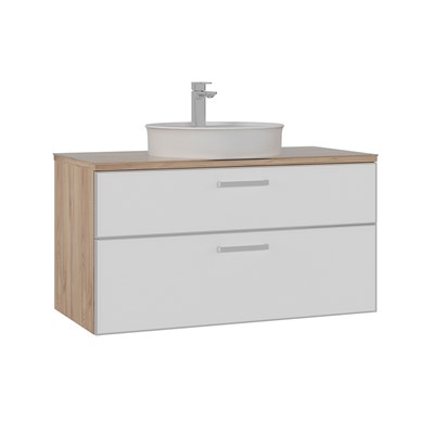 Salerno 95 cm Lavabolu Banyo Alt Dolabı
