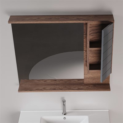 Serra 100 cm Banyo Üst Ayna Dolabı