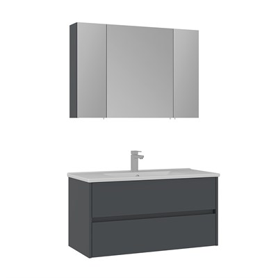 Side 100 cm Çekmeceli Banyo Dolabı Takımı