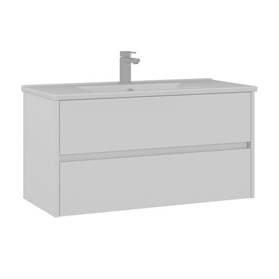 Side 100 cm Çekmeceli Lavabolu Banyo Alt Dolabı